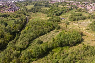 Bird's eye view of Northern Roots site