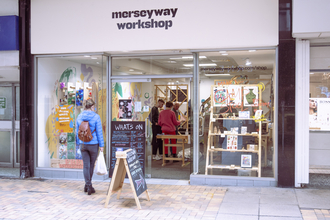 Front of the Merseyway Workshop centre