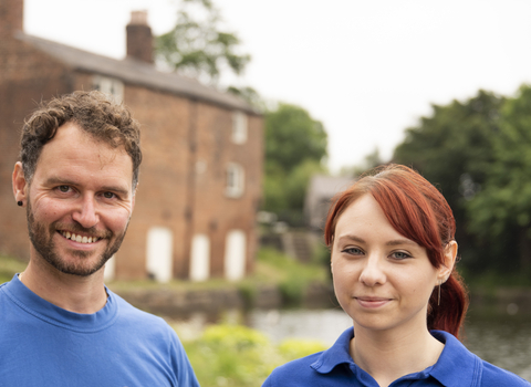 Tom and Sara from Canal and River Trust