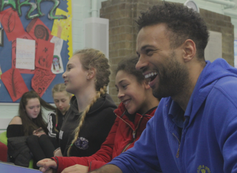 Young people at the Bolton Lads and Girls Club